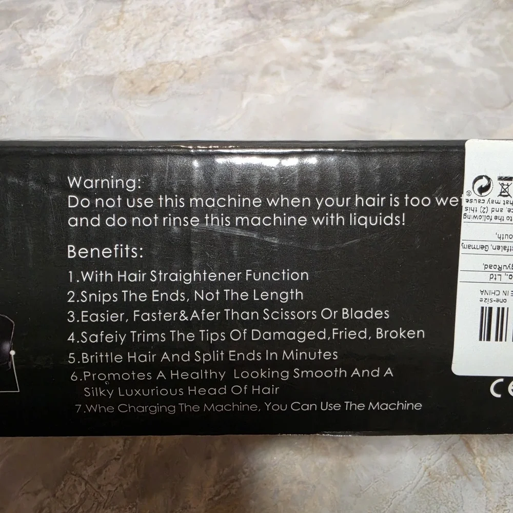 RH-6668 Rechargeable Portable Hair Cordless Split End Trimmer Purple